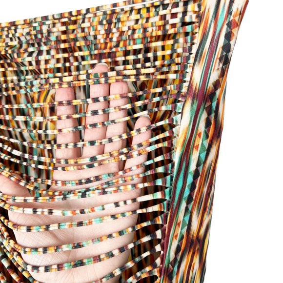 Anthropologie Lenny Niemeyer One Piece Open Strappy Back Strapless Boho Swimsuit - Picture 5 of 7